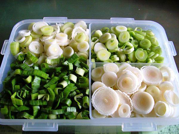 青蒜冷凍前