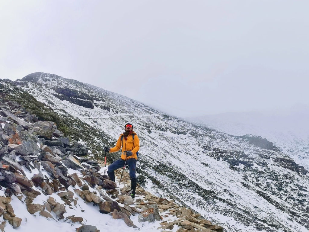 雪登雪山主峰賞雪趣