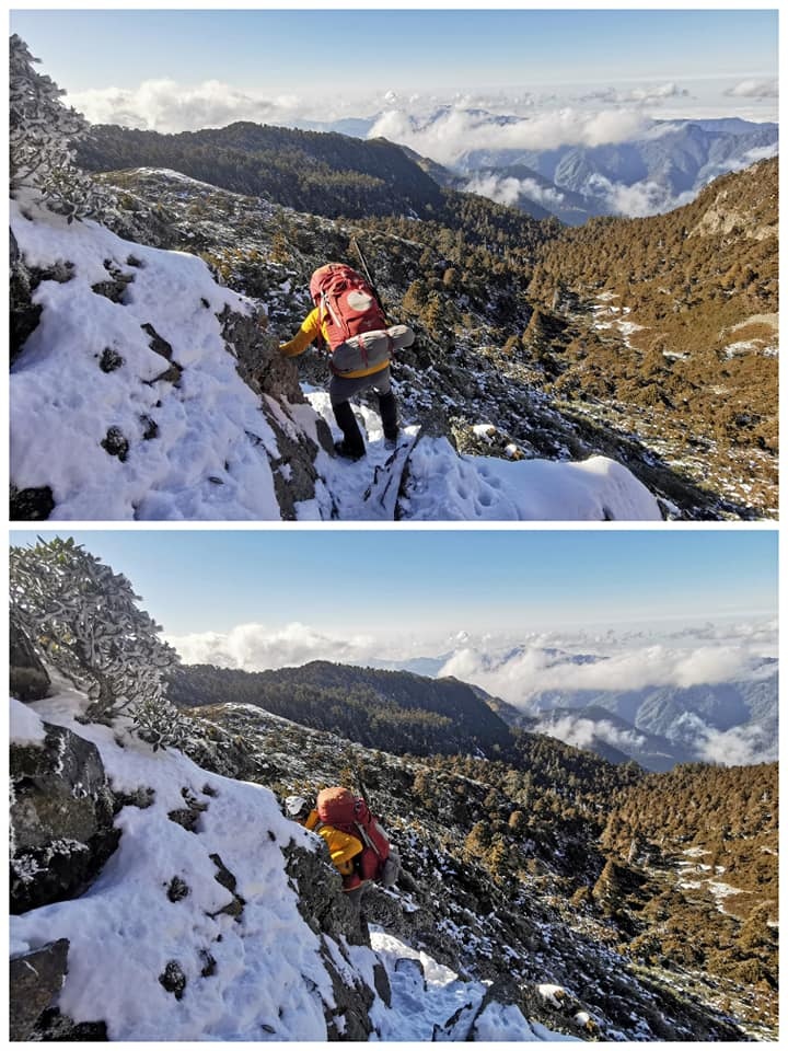 雪山主峰下翠池~冰天雪地翠池營地紮營~壯闊的震撼