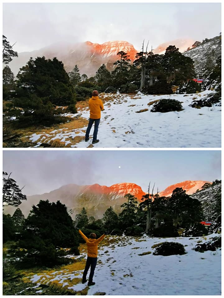 雪山主峰下翠池~冰天雪地翠池營地紮營~壯闊的震撼