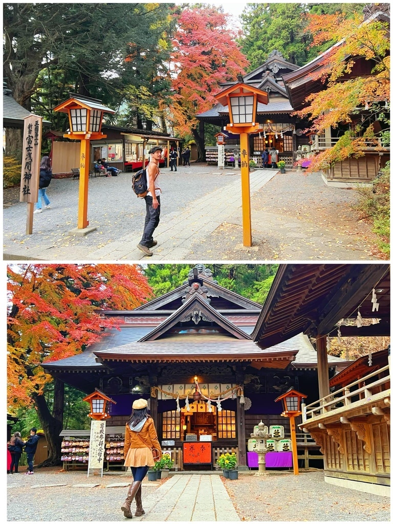 東京自助賞楓行3~河口湖篇~騎單車遊河口湖~楓葉迴廊、大石公