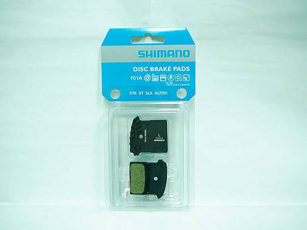 原廠 SHIMANO F01A 鯊魚鰭散熱剎車皮 原廠 SHIMANO F01A 鯊魚鰭散熱剎車皮