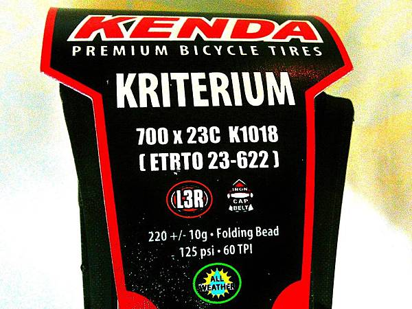 KENDA 防刺胎/可折 K1018 L3R 700x23c KENDA 防刺胎/可折 K1018 L3R 700x23c