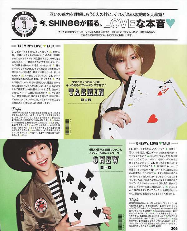 翻譯 Shinee 日雜cancam 8月號泰民部分翻譯 阿呆的幸福專賣店 痞客邦