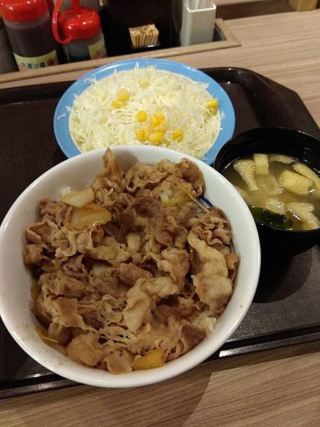 南西三越 Matsuya 松屋-牛肉飯套餐 NT99.jpg