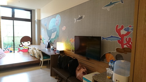 新北市貢寮區~福容大飯店福隆(精緻和洋客房之海洋奇緣主題房)
