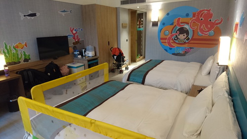 新北市貢寮區~福容大飯店福隆(精緻和洋客房之海洋奇緣主題房)