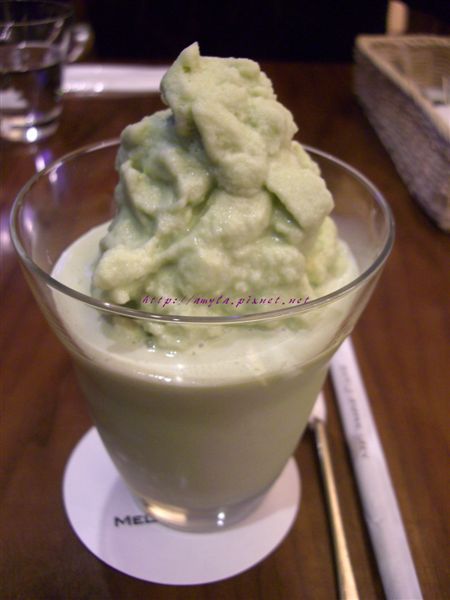 明治抹茶牛奶冰沙
