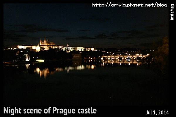 July 1 Prague-Night Scene of Castle