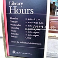 圖書館開館時間