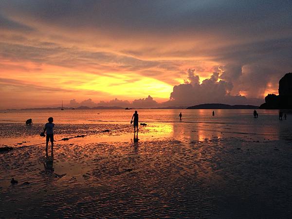 Sunset on Krabi islands