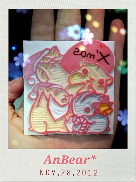 。客製橡皮章*趴趴鼠的聖誕♥ 。客製橡皮章*趴趴鼠的聖誕♥