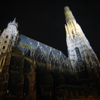 Stephansdom at night-夜晚的史蒂芬大教堂-2.JPG