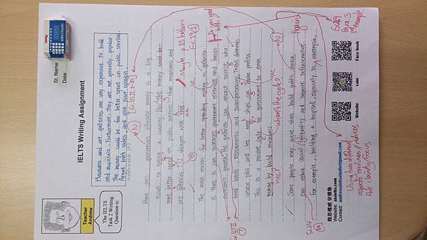 Example Corrected Essay, Page 1.JPG