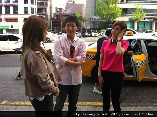 snsd jessica fx luna tvn taxi filming (2)