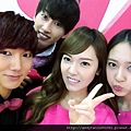 snsd jessica f(x) krystak with Yesung and Eunhyuk