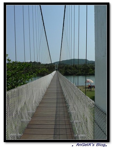 港口溪的茶山吊橋