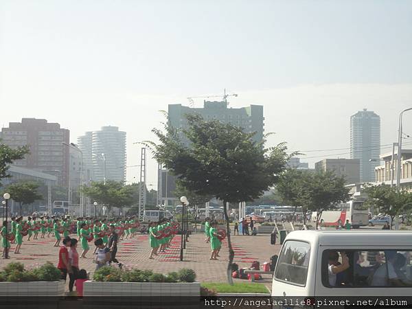 平壤市區上班時間