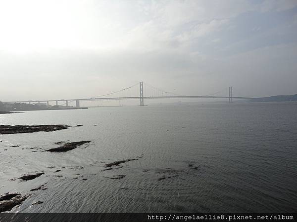 the Firth of Forth on the way back to Edinburgh