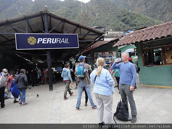 Aguas Calietes Train Station