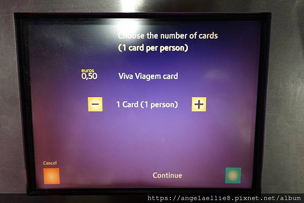 Lisbon Metro Viva Viagem Card購買