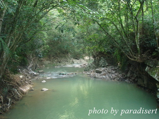 卡玫基過後幾天，河水很混濁