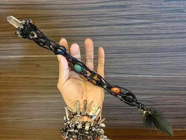 有了 魔法杖 就可以呼風喚雨 天使能量屋 能量水晶飾品 宇宙全像天使諮商 能量祝福 前世今生 靈性諮商 收驚超渡 脈輪淨化 問事占卜