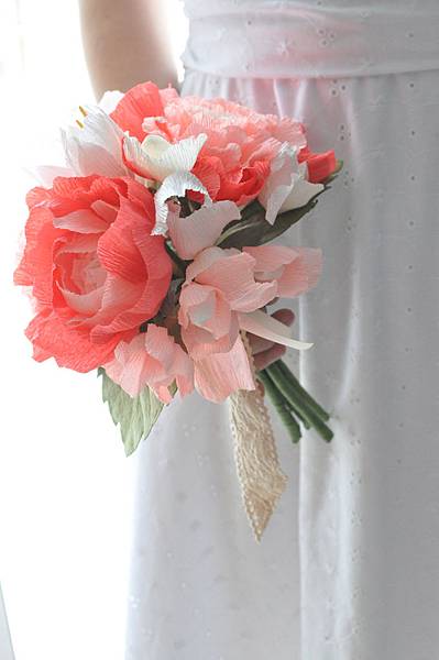 紙花捧花 Paper flower bouquet