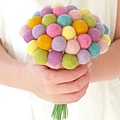 毛球捧花 Felt Ball Bouquet