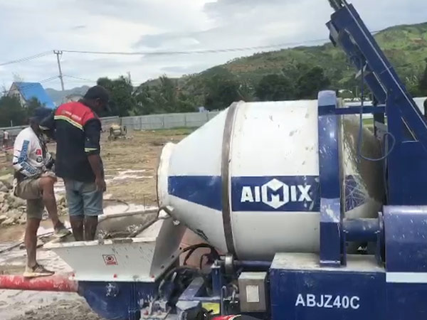 ABJZ40C Concrete Mixer Pump in East Timor.jpg