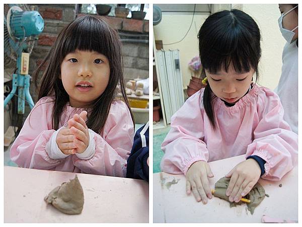 台中安君兒幼稚園日僑班菊組黏土課