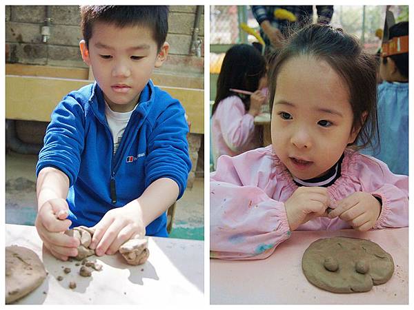 台中安君兒幼稚園日僑班菊組黏土課