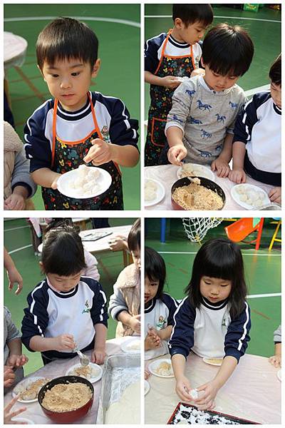 台中安君兒幼兒園日僑班餅つき