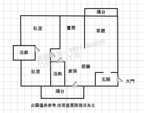 坤山一景高樓 格局圖