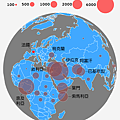 The News Lens關鍵評論:2014-2015恐怖攻擊死亡人數地圖