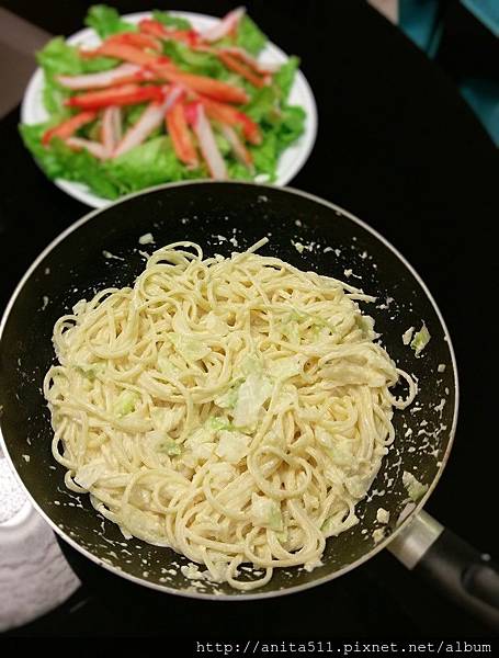 高麗菜奶油沒培根義大利麵 高麗菜奶油沒培根義大利麵