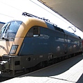 Internation Train in central Europe