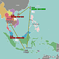 峇里島，曼谷，地圖