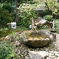 原來庭園裡也有井泉
