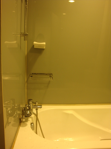 杉林溪主題會館裝修後的浴室，還不錯哦！