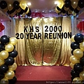 古晉中學同學會（2000年畢業生）舞台背景佈置 01| Kuching High School Reunion (Year 2000) Stage BackDrop 01