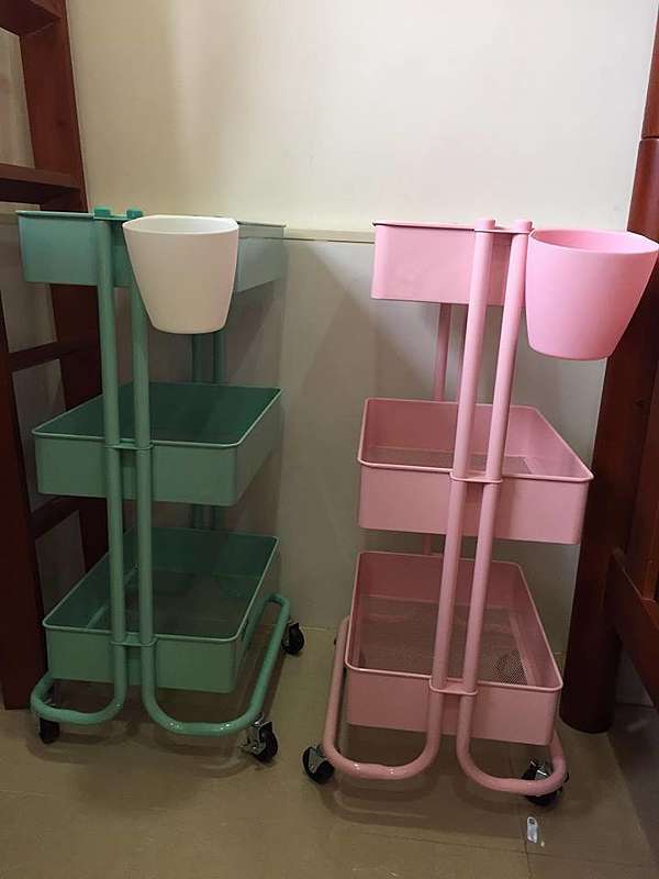 好物 菲碧絲三層推車置物架 可移動的收納櫃 甜蜜的家庭 痞客邦