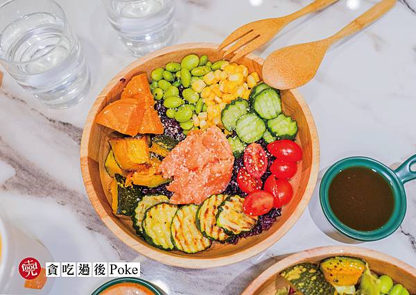 貪吃過後Poke｜台中文青健身餐 低GI餐 夏威夷拌飯｜克羅