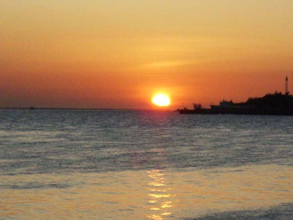 美麗的夕陽