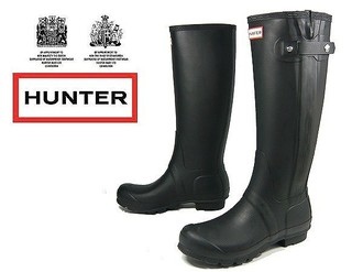 購物有理 Hunter Boots 雨靴 黑色霧面slim Zip好修飾腳形呦 少女媽annie 痞客邦