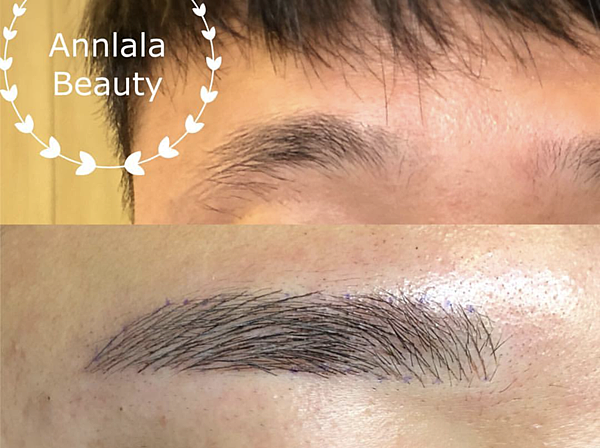 Annlala Beauty 男士飄眉