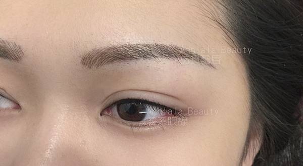 Annlala Beauty 仿真飄眉+韓系眼線 (4).JPG