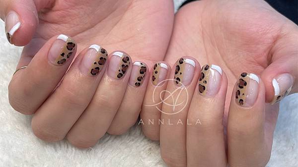 Annlala Beauty 手部造型光療 豹紋 (1).JPG