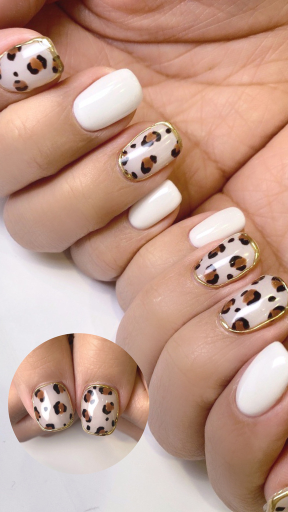 Annlala Beauty 手部光療造型款 豹紋