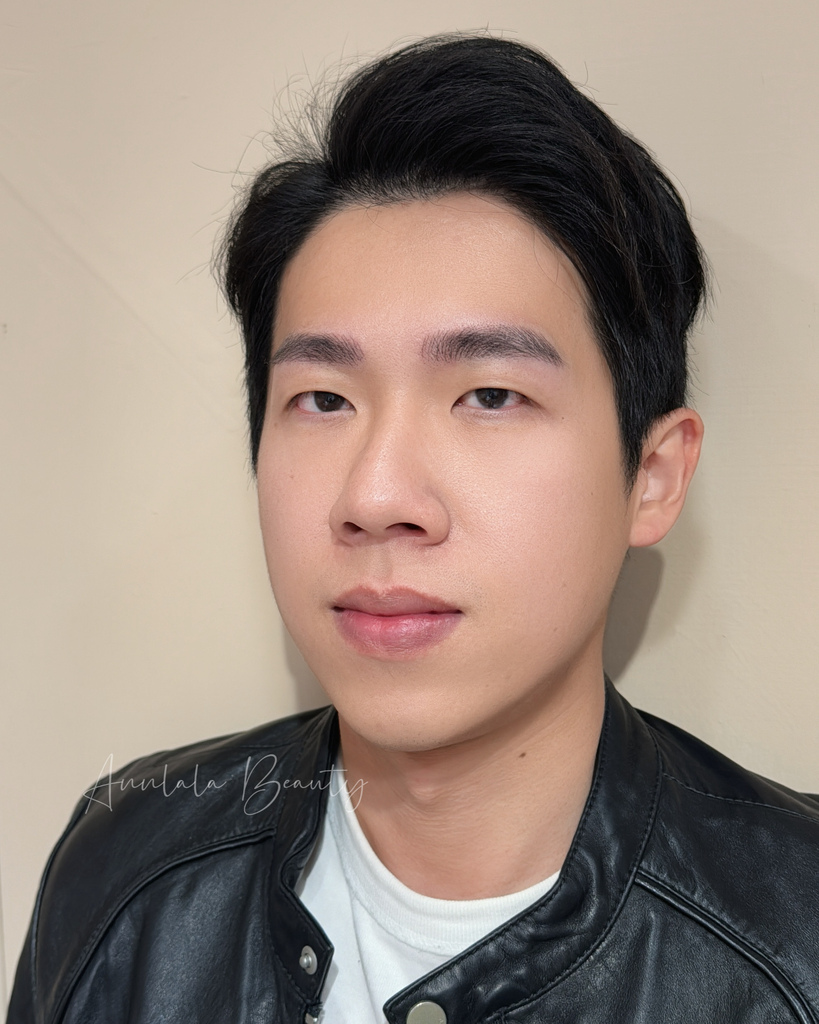 Annlala Beauty 男士紋繡 仿真飄眉 操作前後 1 (1).JPG